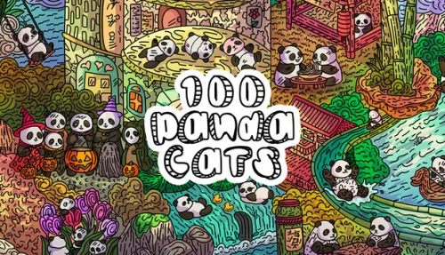 100 Panda Cats
