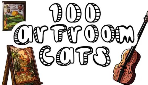 100 Artroom Cats