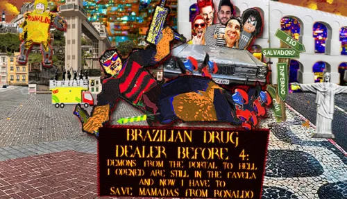 BRAZILIAN DRUG DEALER BEFORE 4: DEMONS FROM THE PORTAL TO HELL I OPENED ARE STILL IN THE FAVELA AND NOW I HAVE TO SAVE MAMADAS FROM RONALDO