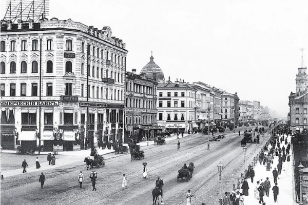 Что было на Невском проспекте до здания «Зингера» история