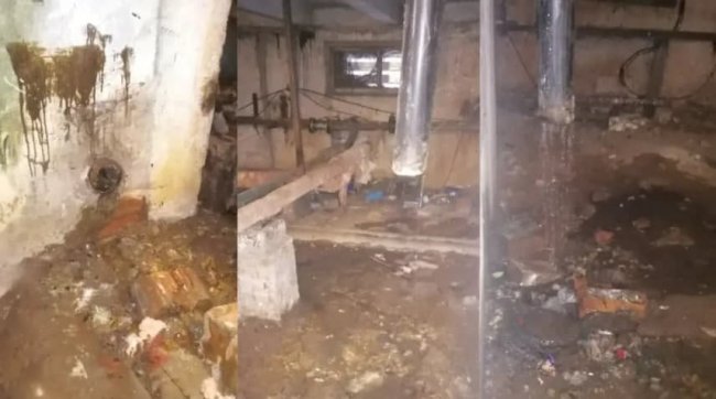 Подвал дома на улице Солдата Корзуна почти сутки затоплен фекалиями питер, фекалии, потоп