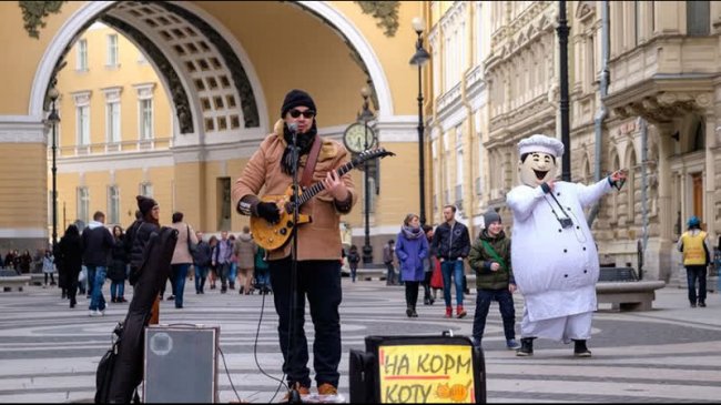 В Питере – г*вно: уличные музыканты подхватили песню-подзатыльник для Беглова беглов, шнуров, клип, уличные музыканты