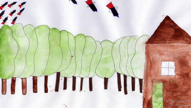 Рисунки донбасских детей – тяжелая правда о событиях последних восьми лет донбасс, дети, рисунки