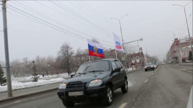 Стыдно стыдиться: патриоты поддерживают армию России автопробегами россия, патриотизм, авто