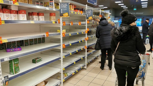 Бойкот товаров из России привел к продовольственному кризису в Прибалтике прибалтика, литва, латвия, эстония, россия, санкции