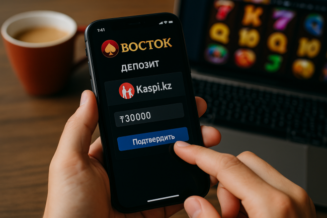 Как использовать Kaspi и другие местные платёжные системы в казино Восток