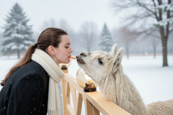 «Альпака Парк» в Сокольниках подготовил новогодние подарки для детей