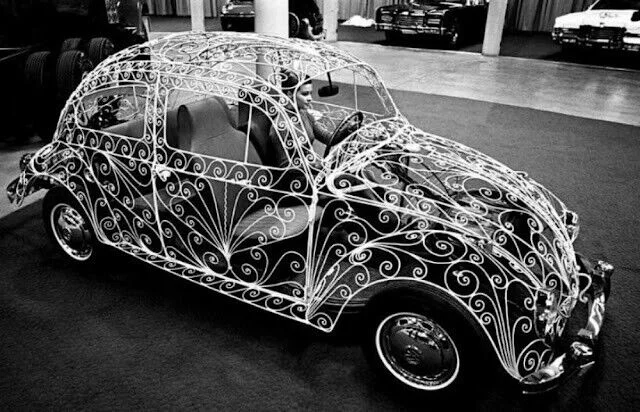Железный "Жук": как кузнец создал уникальный кованый Volkswagen Beetle