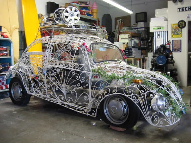 Железный "Жук": как кузнец создал уникальный кованый Volkswagen Beetle