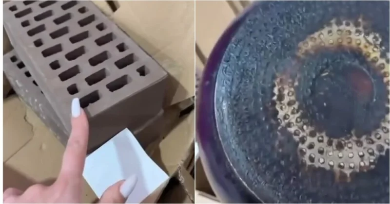 Курьерский сюрприз: женщина заказала сковородки, а получила кирпичи и рухлядь