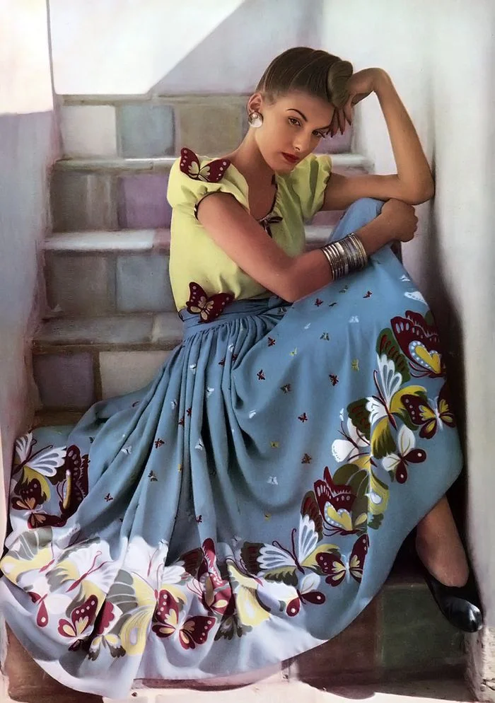 Цветной гламур 40-х: 55 ретро-фотографий, которые выглядят как современные