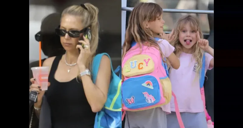 Анна Курникова и её дочери позируют папарацци: как живёт многодетная семья звезды