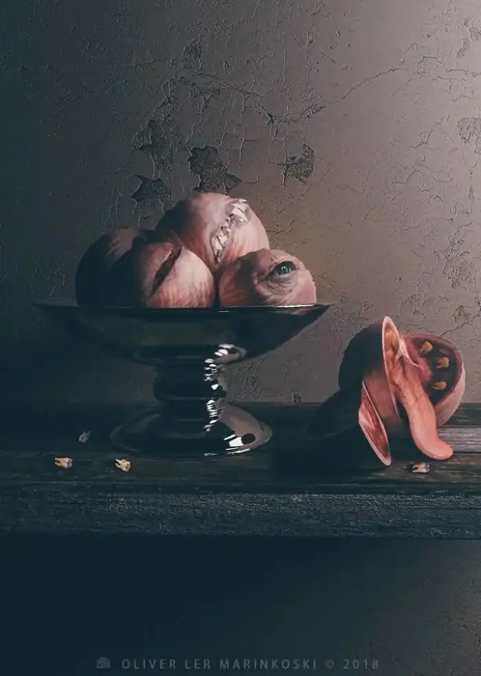 Жуткие миры Оливера Маринкоски: фотоманипуляции, от которых мурашки по коже