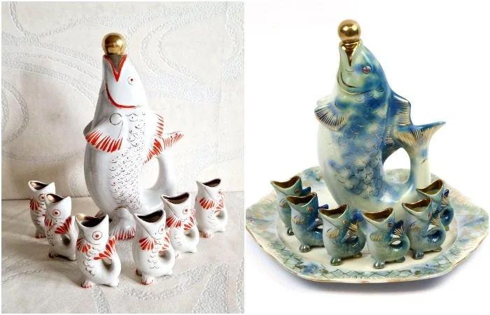 Фарфоровые рыбки из серванта: винная тайна советского сервиза