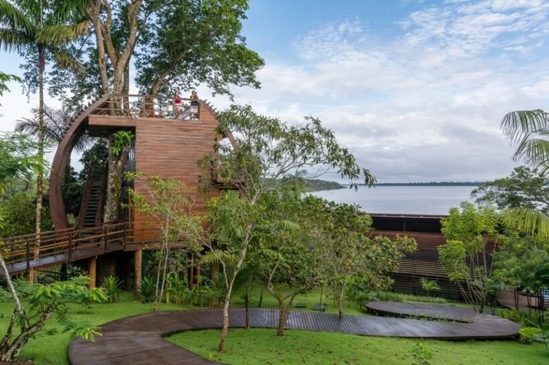 Mirante do Gaviao: Отель-лодж в диких джунглях Амазонии