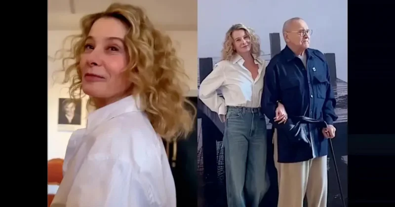 Юлия Высоцкая и Андрей Кончаловский вышли в свет в Москве