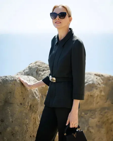 Княжеская семья Монако на открытии обновлённого Экзотического сада