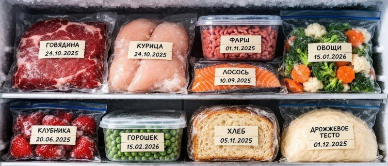 Сколько можно хранить продукты в морозилке: сроки и правила заморозки