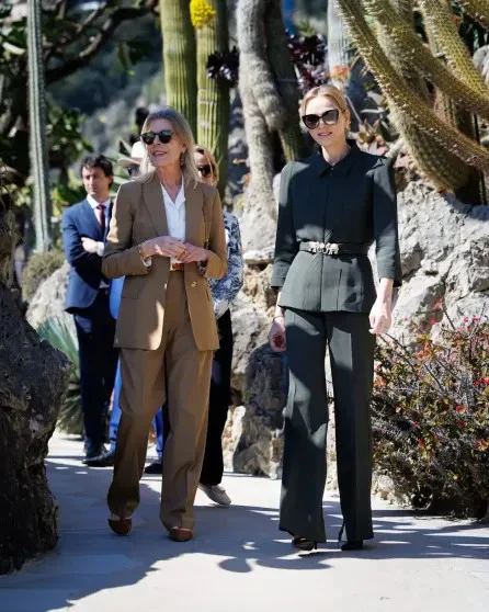 Княжеская семья Монако на открытии обновлённого Экзотического сада