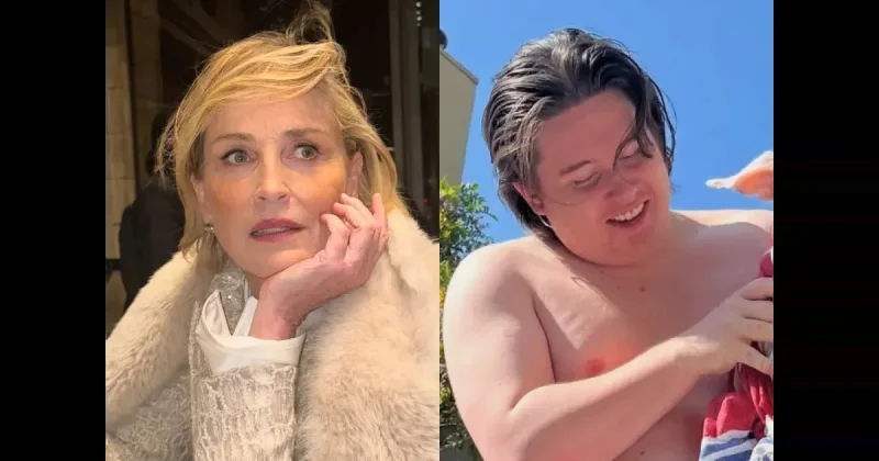 Семейное счастье Шэрон Стоун: актриса показала редкое фото младшего сына