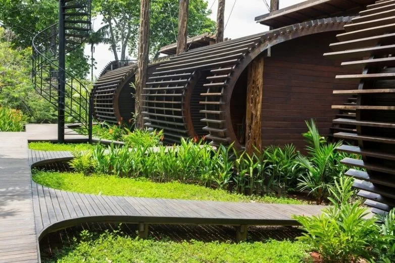 Mirante do Gaviao: Отель-лодж в диких джунглях Амазонии