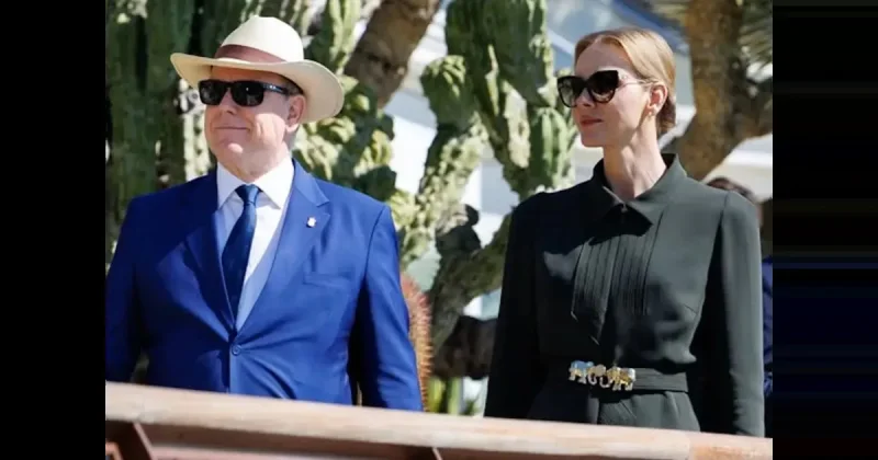 Княжеская семья Монако на открытии обновлённого Экзотического сада