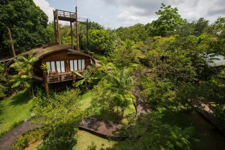 Mirante do Gaviao: Отель-лодж в диких джунглях Амазонии