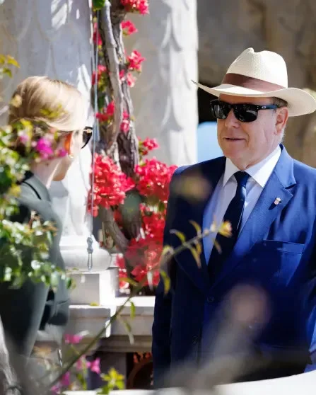 Княжеская семья Монако на открытии обновлённого Экзотического сада