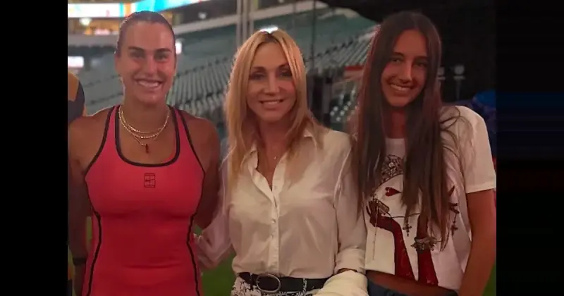 Семейный выход: Орбакайте и Земцовы на теннисном турнире в Майами