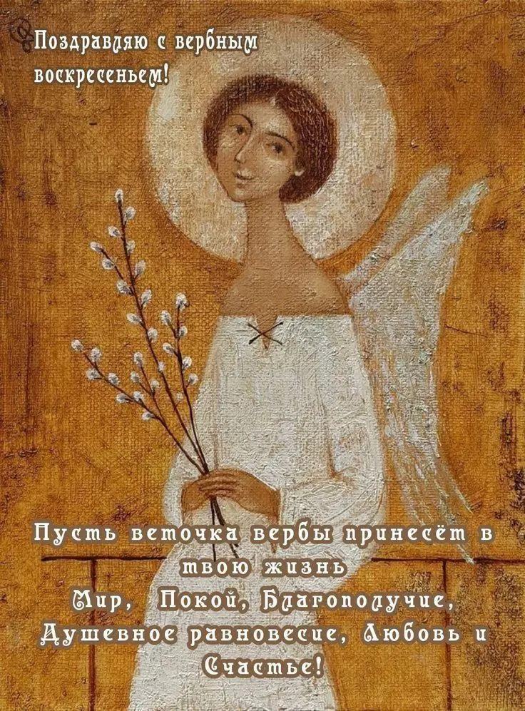 Традиции Вербного воскресенья и коллекция открыток для поздравления