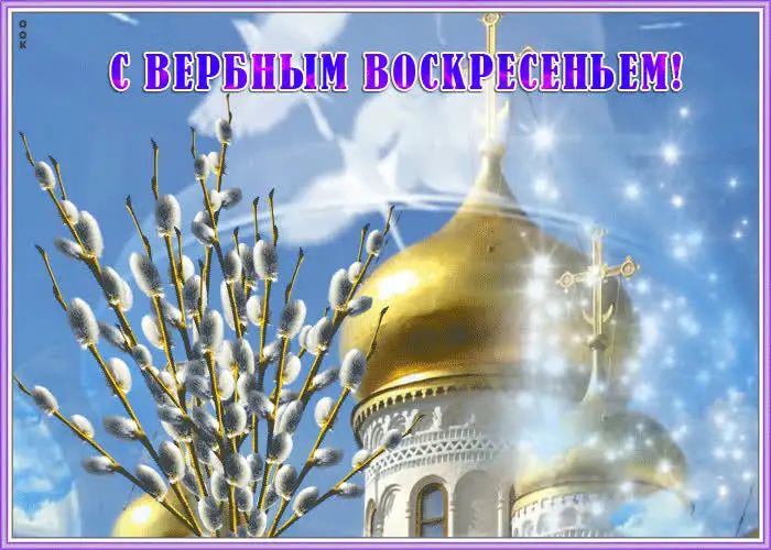 Традиции Вербного воскресенья и коллекция открыток для поздравления