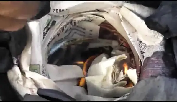 Гениальный способ разжечь угли без жидкости для розжига