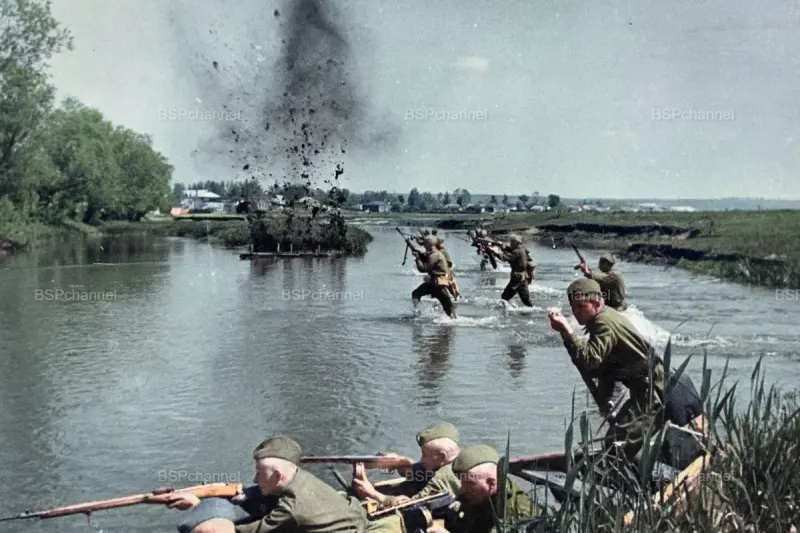 «Война глазами очевидцев»: 20 редких раскрашенных снимков Великой Отечественной