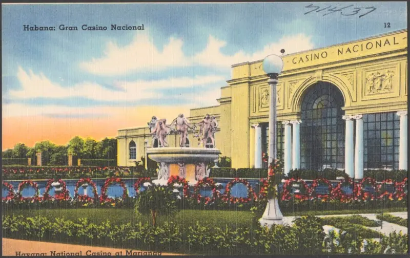 Казино Nacional в Гаване интерьер