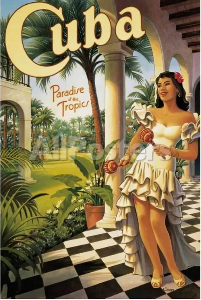 Рекламный буклет Кубы 1950-х