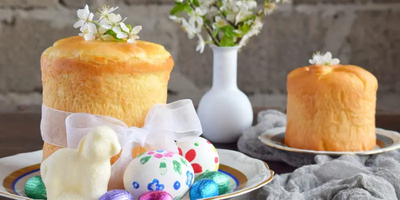 Куличи с курицей и овощами