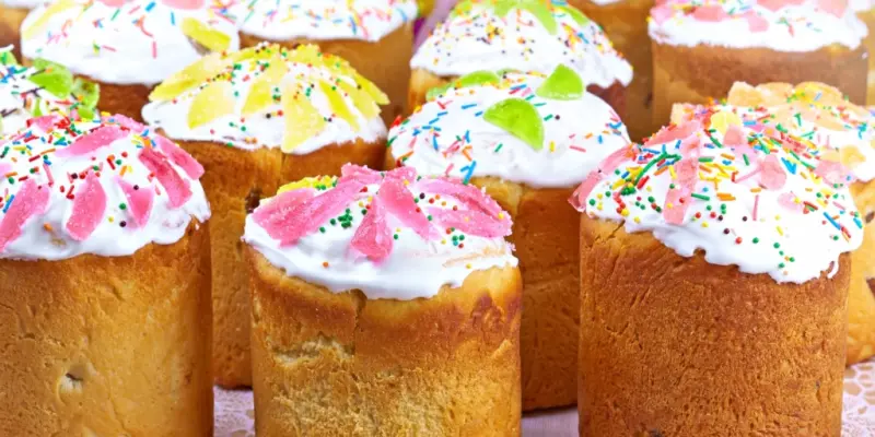 Заварные куличи