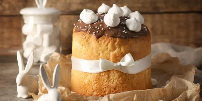 Орехово-шоколадные куличи