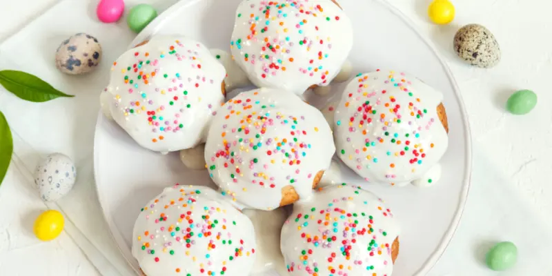 Овсяный кулич в микроволновке