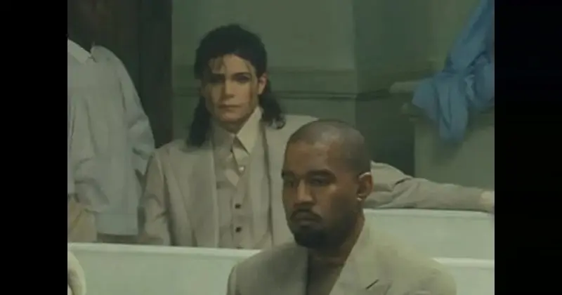 Двойник Майкла Джексона появился в новом клипе Канье Уэста