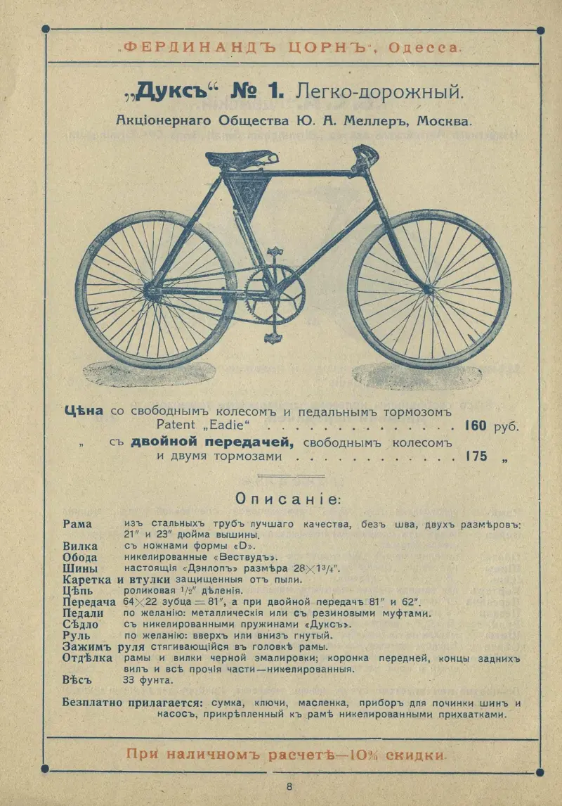 Винтажные велосипеды Фердинанда Цорна