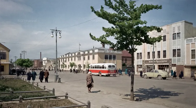 Как осваивали Сахалин: жизнь Южно-Сахалинска на цветных снимках середины XX века