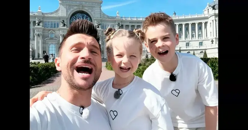 Дети Сергея Лазарева спели ему на день рождения: «Спасибо за гены»