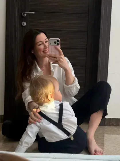 Анна Заворотнюк показала подросшего сына в его первый день рождения