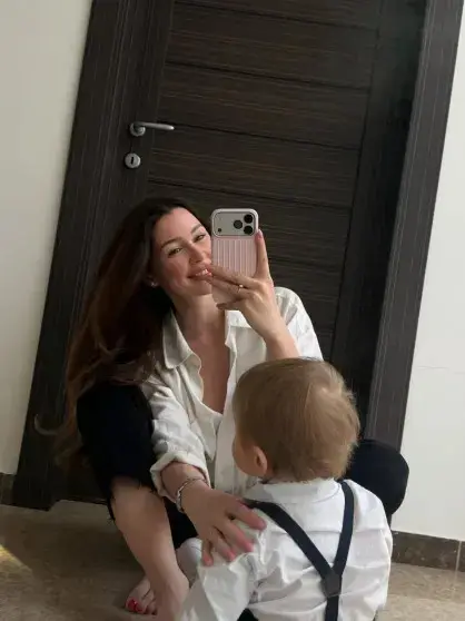 Анна Заворотнюк показала подросшего сына в его первый день рождения