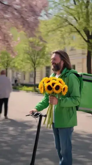 Дмитрий Маликов сменил имидж и стал курьером на самокате в новом клипе