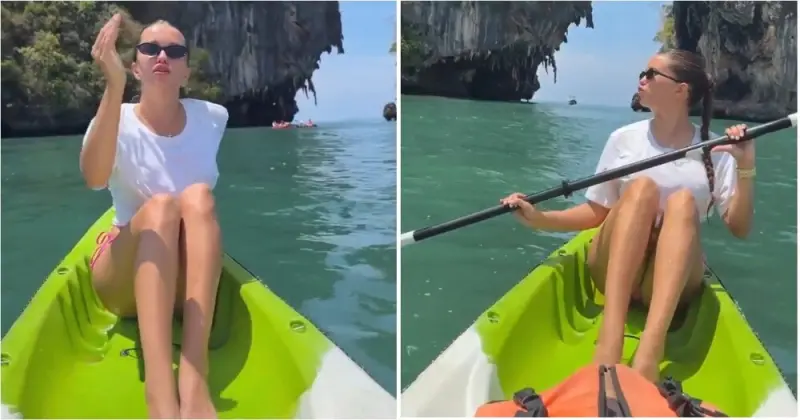 «Да не так, пересними!»: девушка замучила парня на пляжной фотосессии