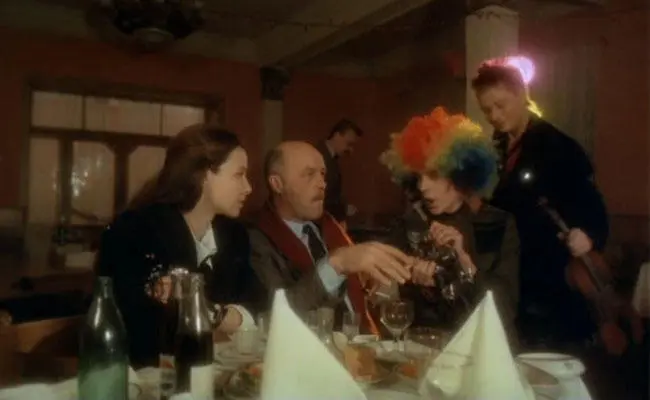 Виктор Цой на съемках фильма Асса