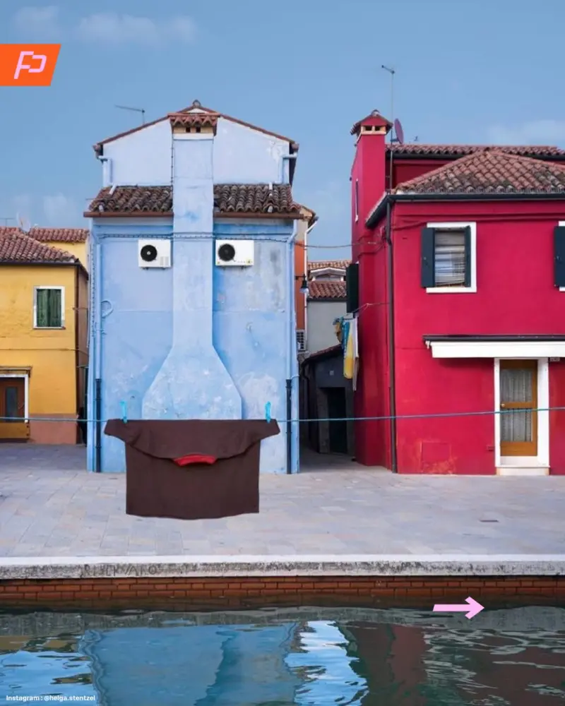 Бытовой сюрреализм: животные из одежды на бельевых веревках