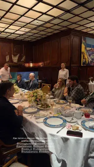 Саша Новикова отпраздновала 35-летие с семьёй в Москве